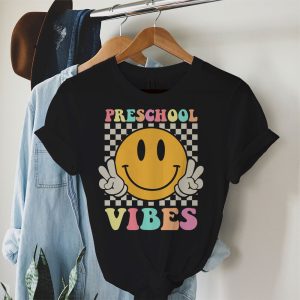 Preschool Vibes Preschool Team Retro 1st Day Of School T-Shirt