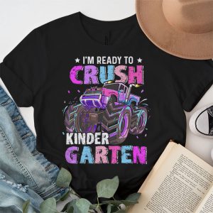 Ready To Crush Kindergarten Monster Truck Back To School Girls T Shirt 3 2