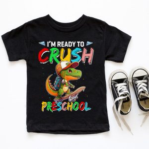 Ready To Crush Pre K Dinosaur Back to School Kid Boys T Shirt b 5