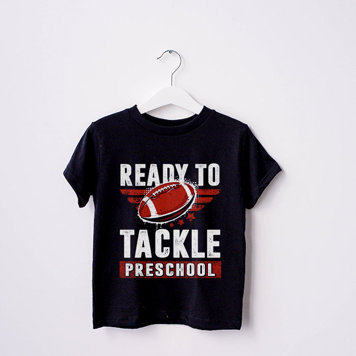 Ready-To-Tackle-Preschool-Football-First-Day-Of-School-T-Shirt-1-3 Ready To Tackle Preschool Football First Day Of School T Shirt 1 3