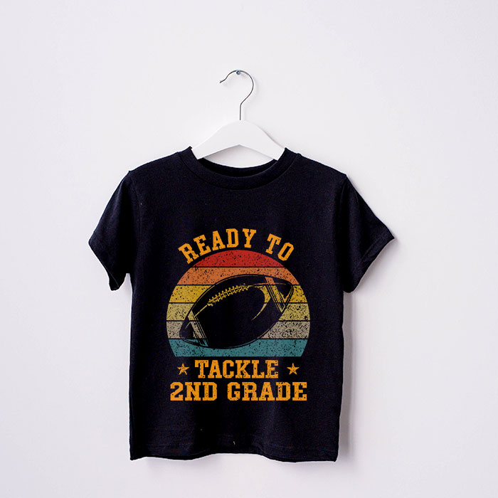 Ready-To-Tackle-Second-Grade-Football-First-Day-Of-School-T-Shirt-2-3 Ready To Tackle Second Grade Football First Day Of School T Shirt 2 3