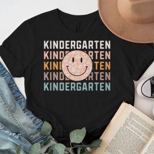 Retro Floral Kindergarten Teachers Back To School Student T Shirt 3