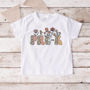 Retro Floral Pre k Vibes Back To School Teachers Kids T Shirt 4