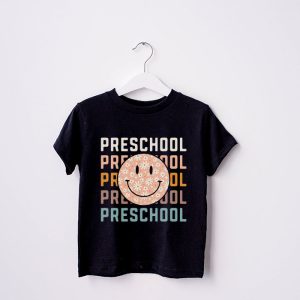 Retro Floral Preschool Teachers Back To School Student T Shirt 5