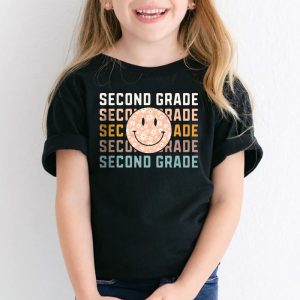 Retro Floral Second Grade Teachers Back To School Student T Shirt 2