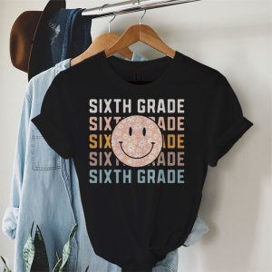 Retro Floral Sixth Grade Teachers Back To School Student T Shirt 2