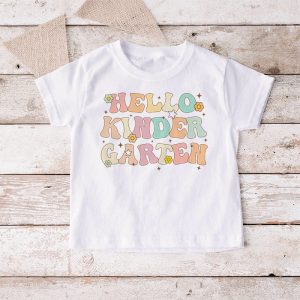 Retro Hello Kindergarten Crew Teacher Back To School Student T Shirt 5 1