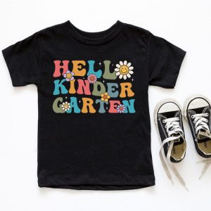 Retro Hello Kindergarten Crew Teacher Back To School Student T Shirt 6 1