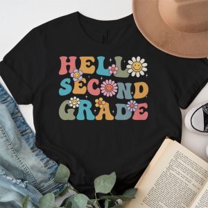 Retro Hello Second Grade Crew Teacher Back To School Student T Shirt 3 2