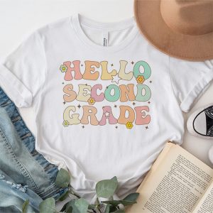 Retro Hello Second Grade Crew Teacher Back To School Student T Shirt 4 1