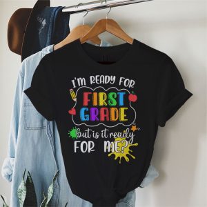 Retro Im Ready For First Grade First Day of School Teachers T Shirt 1