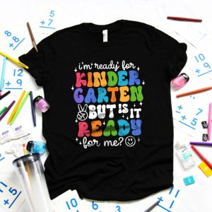 Retro Im Ready For Kindergarten First Day of School Teachers T Shirt 5 3