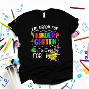 Retro Im Ready For Kindergarten First Day of School Teachers T Shirt 5