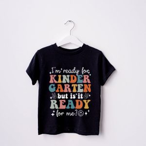 Retro Im Ready For Kindergarten First Day of School Teachers T Shirt 6 4