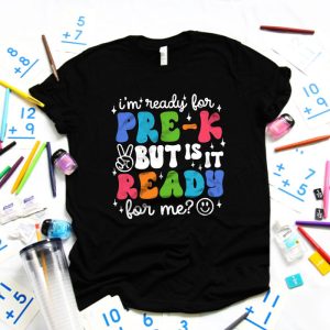 Retro Im Ready For Preschool First Day of School Teachers T Shirt 5 3