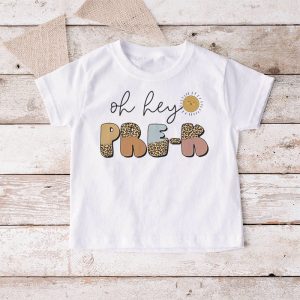 Retro Oh Hey Preschool Back To School Leopard Teachers T Shirt 4