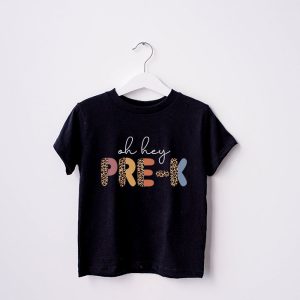 Retro Oh Hey Preschool Grade Back To School Leopard Teachers T Shirt 4 1