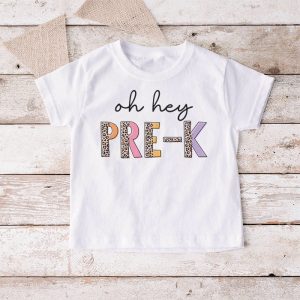 Retro Oh Hey Preschool Grade Back To School Leopard Teachers T Shirt 4