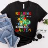Roaring 1st Grade Cool Dinosaur Back to School For Kids Boys T-Shirt 1-3