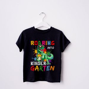 Back To School Roaring Kindergarten Cool Dinosaur For Kids Boys Girls T-Shirt 1 3 Roaring 1st Grade Cool Dinosaur Back to School For Kids Boys T Shirt 1 3 3