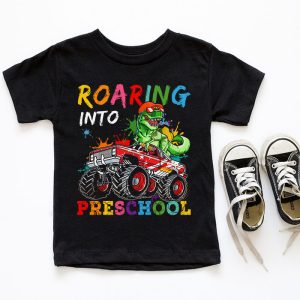 Roaring 1st Grade Cool Dinosaur Back to School For Kids Boys T Shirt 2 2 4