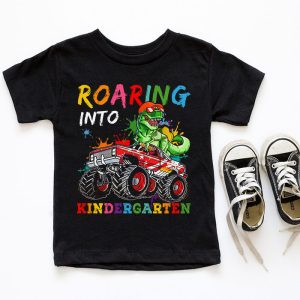 Roaring 1st Grade Cool Dinosaur Back to School For Kids Boys T Shirt 2 3 4