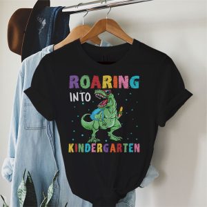 Roaring 1st Grade Cool Dinosaur Back to School For Kids Boys T Shirt 3 3 1