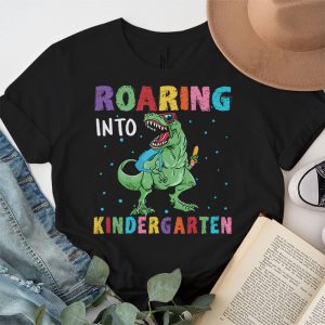 Roaring 1st Grade Cool Dinosaur Back to School For Kids Boys T Shirt 3 3 2