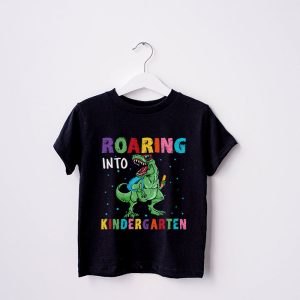 Roaring 1st Grade Cool Dinosaur Back to School For Kids Boys T Shirt 3 3 3