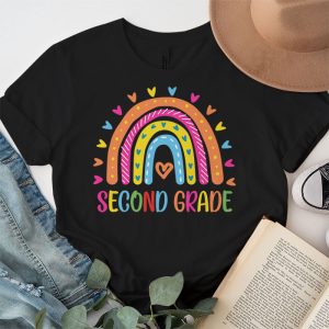 Second Grade Rainbow Girls Boys Teacher Team 2nd Grade Squad T Shirt 4 1