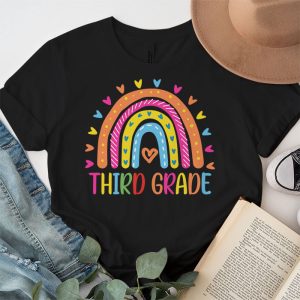 Third Grade Rainbow Girls Boys Teacher Team 3rd Grade Squad T Shirt 4