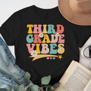 Third Grade Vibes 3rd Grade Team Retro 1st Day Of School T Shirt 3