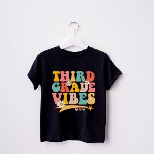 Third Grade Vibes 3rd Grade Team Retro 1st Day Of School T Shirt 4