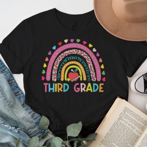 Thirdt Grade Rainbow Girls Boys Teacher Team 3rd Grade Squad T Shirt 4