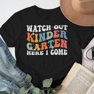 Watch Out Kindergarten Here I Come Groovy Back To School Kid T Shirt 2 2