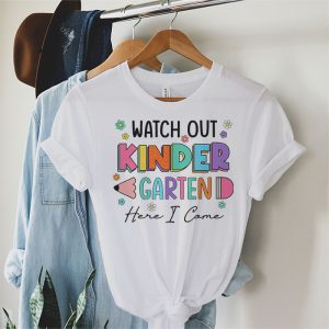 Watch Out Kindergarten Here I Come Groovy Back To School Kid T Shirt 5 2