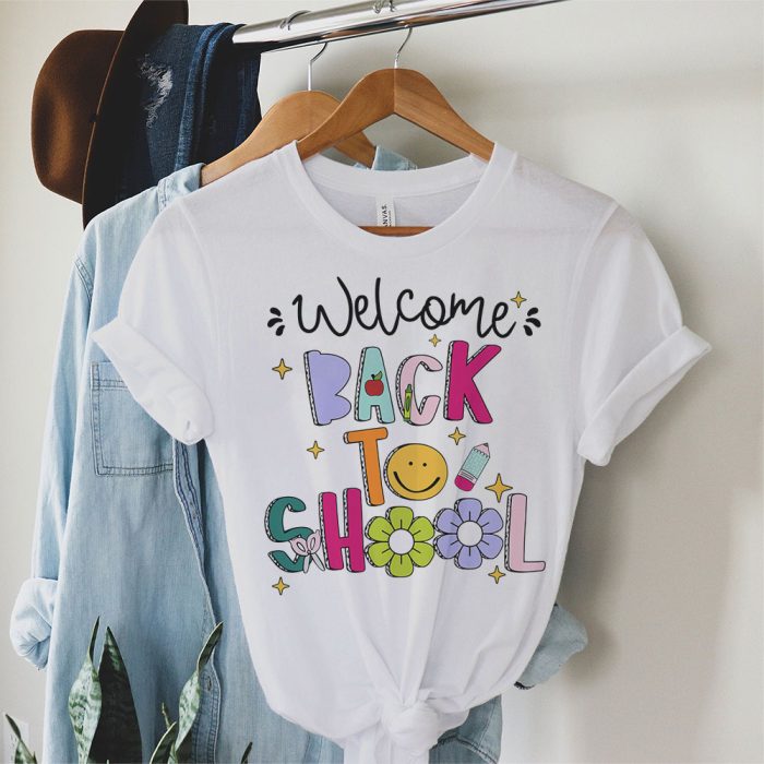 Welcome Back To School First Day Of School Teacher Student T Shirt 1 7