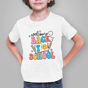 Welcome Back To School First Day Of School Teachers Students T Shirt 3 3