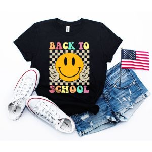 Welcome Back To School Groovy First Day of School T-Shirt 1