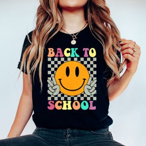 Welcome Back To School Groovy First Day of School Teacher T Shirt 1 7