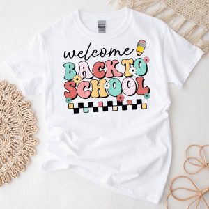 Welcome Back To School Groovy First Day of School T-Shirt 2