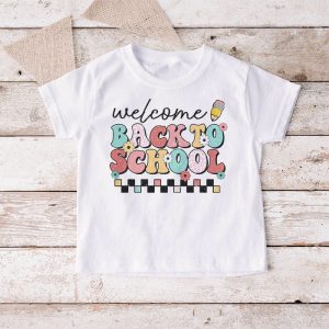 Welcome Back To School Groovy First Day of School Teacher T Shirt 2 7