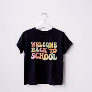 Welcome Back To School Groovy First Day of School Teacher T Shirt 3 5