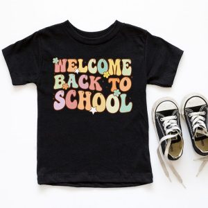 Welcome Back To School Groovy First Day of School Teacher T Shirt 3 8