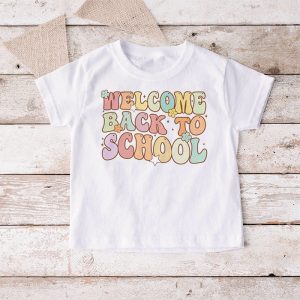 Welcome Back To School Groovy First Day of School Teacher T Shirt 3 9