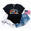 Welcome Back To School Groovy First Day of School Teacher T-Shirt 4