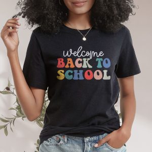 Welcome Back To School Groovy First Day of School Teacher T Shirt 4 2