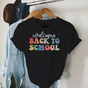 Welcome Back To School Groovy First Day of School Teacher T Shirt 4 3