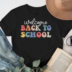 Welcome Back To School Groovy First Day of School Teacher T Shirt 4 4