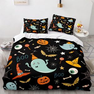 90s Nostalgia Halloween Bedding & Pillowcase